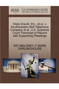 Oleta Gravitt, Etc., et al. V. Southwestern Bell Telephone Company et al. U.S. Supreme Court Transcript of Record with Supporting Pleadings