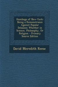 Humbugs of New-York