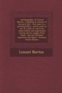 Autobiography of Lemuel Norton