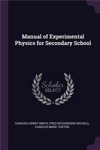 Manual of Experimental Physics for Secondary School