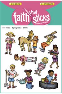 Spring Kids - Faith That Sticks Stickers