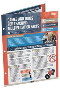 Games and Tools for Teaching Multiplication Facts (Quick Reference Guide 25-Pack)