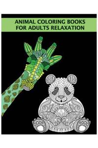 Animal Coloring Books For Adults Relaxation