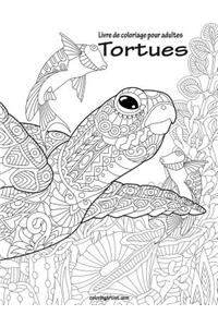 Livre de coloriage pour adultes Tortues 1