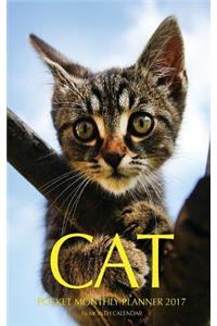Cat Pocket Monthly Planner 2017