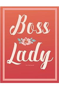 Boss Lady Journal (Diary, Notebook). Dot Grid