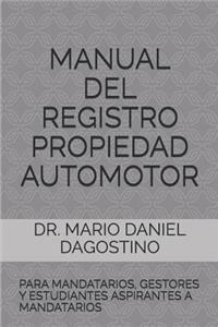 Manual del Registro Propiedad Automotor
