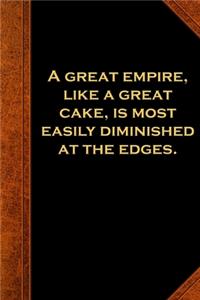 2020 Daily Planner Ben Franklin Quote Great Empire Vintage Style 388 Pages