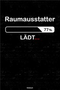 Raumausstatter Lädt... Notizbuch
