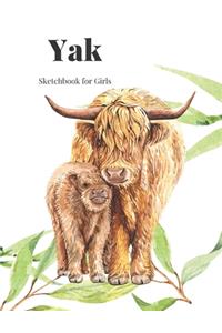 Yak Sketchbook for Girls