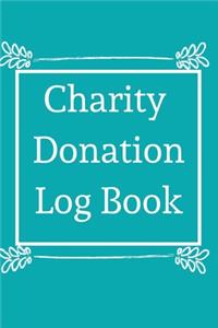 Charity Donation Log Book