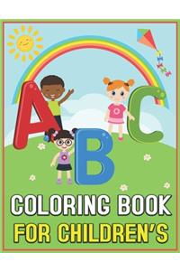 ABC Coloring Book for Children's