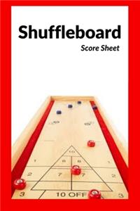 Shuffleboard Score Sheet