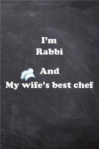 I am Rabbi And my Wife Best Cook Journal