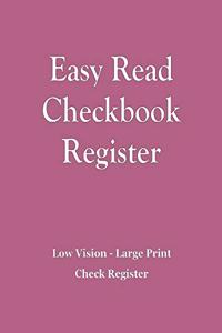 Easy Read Checkbook Register