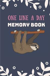 One line a Day memory book