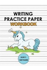 Writing Practice Paper Workbook
