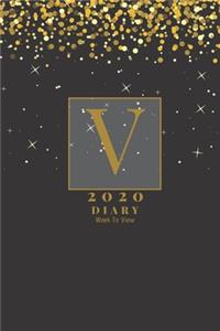 Personalised 2020 Diary Week To View Planner