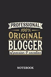 Professional Original Blogger Notebook of Passion and Vocation