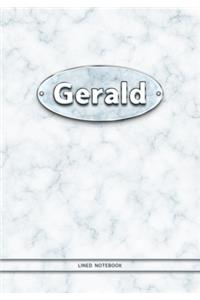 Gerald - Lined Notebook