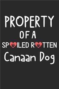 Property Of A Spoiled Rotten Canaan Dog