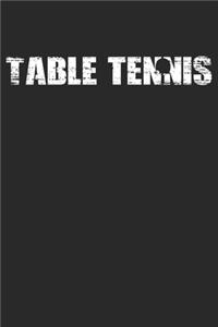 Table tennis