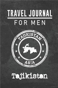 Travel Journal for Men Tajikistan