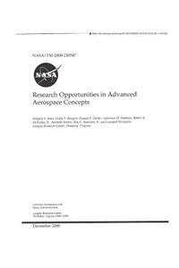 Research Opportunities in Advanced Aerospace Concepts