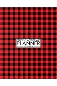 12 Month Student Academic Planner
