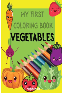 My First Coloring Book Vegetables