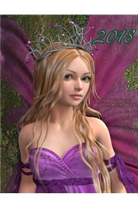 2018- Beautiful Woodland Princess 2017-2018 Academic Year Monthly Planner
