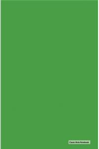 Classic Mole Notebook - Green (Lined Journal)