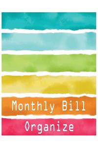 Monthly Bill Organizer