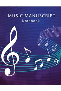Music Manuscript Notebook