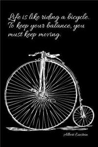 Life and a Bicycle (Simple Daily Planner with Habit Tracker)