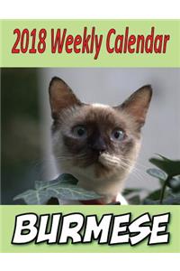 2018 Weekly Calendar Burmese