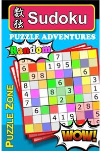Sudoku Puzzle Adventures - RANDOM: WARNING: Seeking excitement? NO ranking clues & NO solutions! Game for it? Designed to stretch & exercise your brain, and help guard against Alzheim