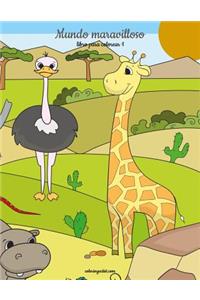 Mundo maravilloso libro para colorear 1