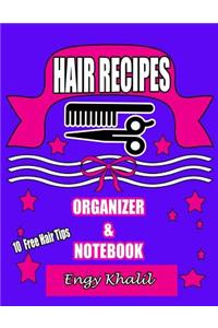 Hair Recipes Organizer & Notebook