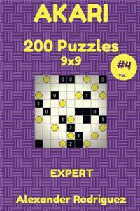 Akari Puzzles 9x9 - Expert 200 vol. 4