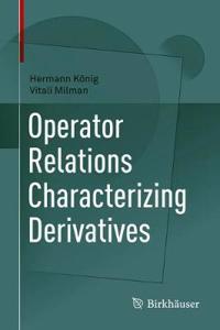 Operator Relations Characterizing Derivatives