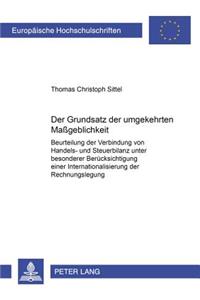 Der Grundsatz Der Umgekehrten Maßgeblichkeit