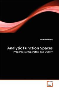 Analytic Function Spaces
