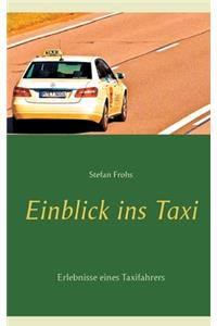 Einblick ins Taxi