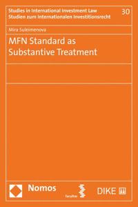 Mfn Standard as Substantive Treatment