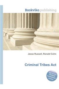 Criminal Tribes ACT