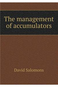 The Management of Accumulators