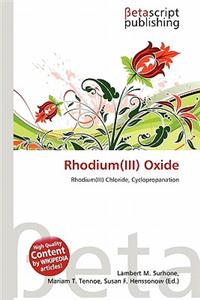 Rhodium(iii) Oxide