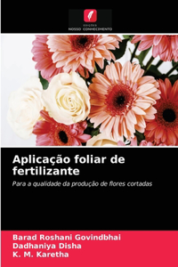 Aplicação foliar de fertilizante