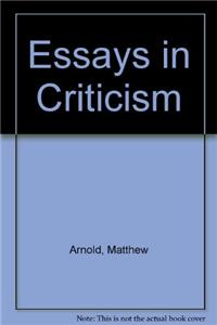 Essays in Criticism